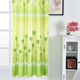 thumbnail image 5 of Southeast Asian Style Home Fashion Printed Tulip Short Curtain Breathable Window Curtain(Green)100 * 200cm, 5 of 5