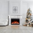thumbnail image 2 of 36" Wall Mount Electric Fireplace,Adjustable Flame Colors & Temperature,Remote Control,Timer,750W/1500W, 2 of 6