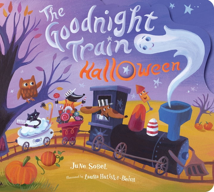June Sobel; Laura Huliska-Beith Goodnight Train: Goodnight Train Halloween Board Book : A Halloween Book for Kids (Board book)