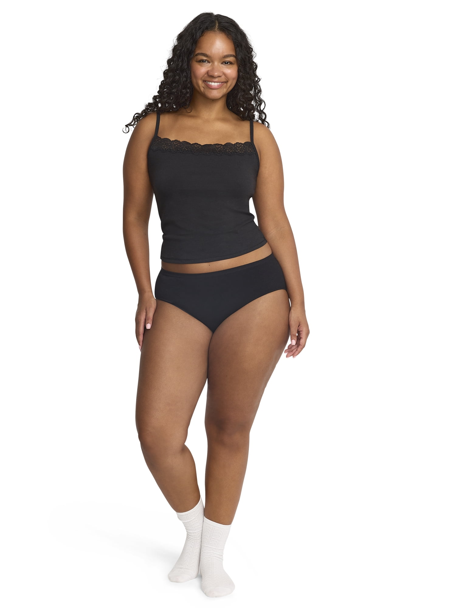 Mills by Millie Bobby Brown Women's Softie Rib Hipster Panties, 3-Pack, Sizes XS-XXXL