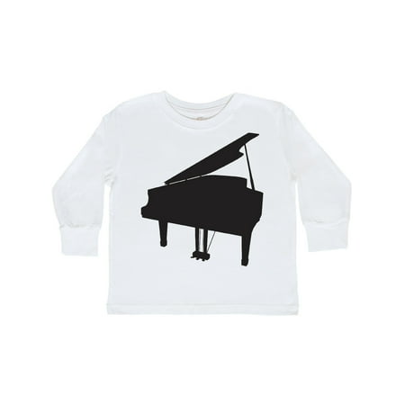 

Inktastic Piano Silhouette Gift Toddler Boy or Toddler Girl Long Sleeve T-Shirt