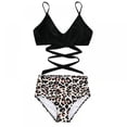 thumbnail image 2 of Women‘s Bikini Triangle Sexy Solid Two Piece Bathing Suit, 2 of 7