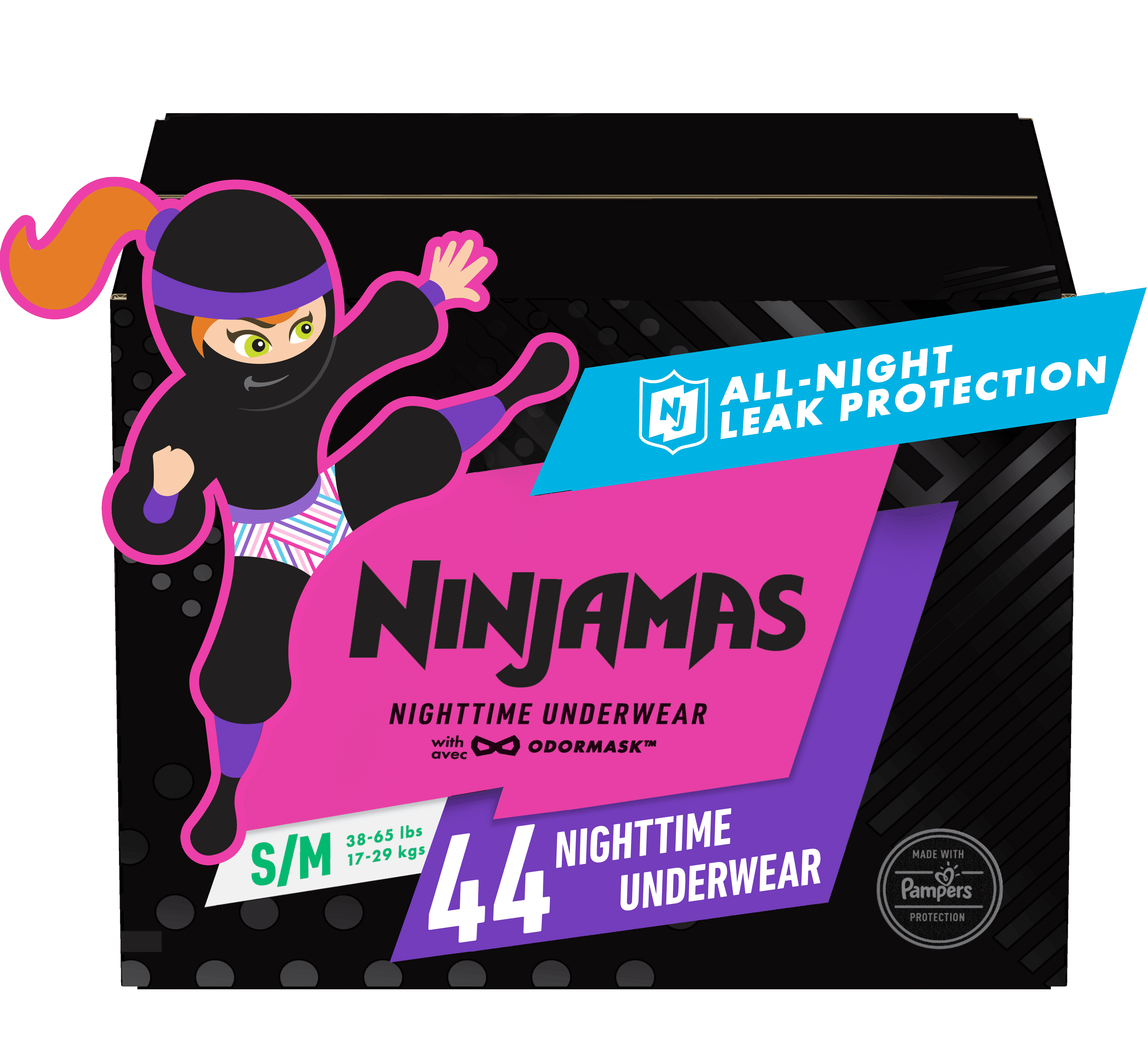 ninjamas-nighttime-bedwetting-underwear-girl-size-s-m-44-count