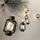 thumbnail image 1 of Lámpara de Kerosene 10LED, Ramadan String Decoration, Family Decoration, 10 Leds, 100W, Metal Frame, Wooden Base, For Bedroom, Kerosene Lamp, String Lights, Festival Decor, Portable, Home, 1 of 9
