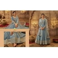 thumbnail image 5 of Ready to Wear Designer Anarkali Gown Suits Indian Pakistani Salwar Kameez Dress ( Sky Blue, 3XL - 48 ), 5 of 6