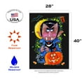 thumbnail image 3 of Toland Home Garden Vampire Halloween Jack O Lantern Halloween Flag Double Sided 28x40 Inch, 3 of 5