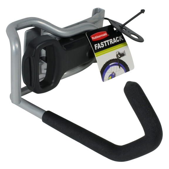 Rubbermaid Fast Track Garage Storage Wall Mounted Bike Hook, Vertical