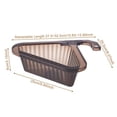 thumbnail image 2 of Adjustable Retractable Sink Drain Shelf - Swan-Shaped Hook, Triangular Design & Food-Grade PP - Multifunctional Filter for Kitchen/Bathroom Sinks, 2 of 3