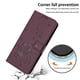 thumbnail image 5 of For iPhone 17 Pro Max Wallet Case Cats Imprint Leather Phone Cover with Strap - Beige, 5 of 5