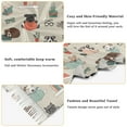 thumbnail image 5 of FORMRS Womens Scarf Winter Soft Long Big Warm Shawls Wrap Tassel Scarves, Cartoon Dog Reading Pattern, 5 of 9