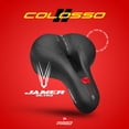 thumbnail image 2 of Asiento Bicicleta Prostático De Gel Confortable C/elastómeros Negro JAMER ULTRA 10624, 2 of 7