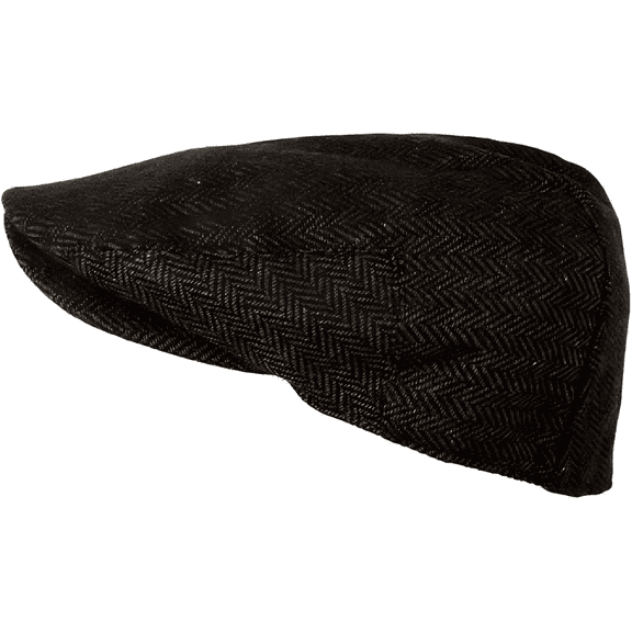 Fashionable Men's Classic Herringbone Tweed Newsboy Hat