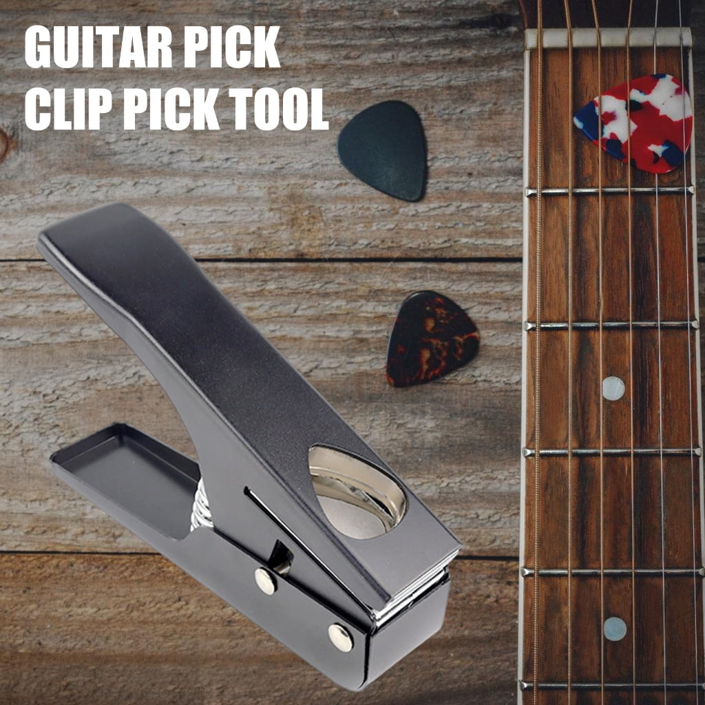 Oasiva Precisions Guitar Pick Maker Pick Cutting Device with Sharply for Accurate Standard Pick Shape Strong Metal Build