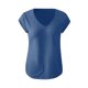 thumbnail image 4 of Camiseta básica de verano para mujer, holgada, con cuello en V y manga corta, sin mangas., 4 of 6