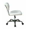 thumbnail image 2 of Chaise Vista de Office Star, vinyle blanc, 2 of 3
