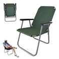 thumbnail image 1 of Silla Plegable CJR de Playa Camping Exterior Resistente y Cómoda verde, 1 of 6