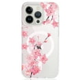 thumbnail image 4 of Rosebono For iPhone 14 Pro Max Case Compatible with MagSafe, IMD Pink Flower Graphic Fashion Cute Colorful Skin Cover Case for iPhone 14 Pro Max, 4 of 5