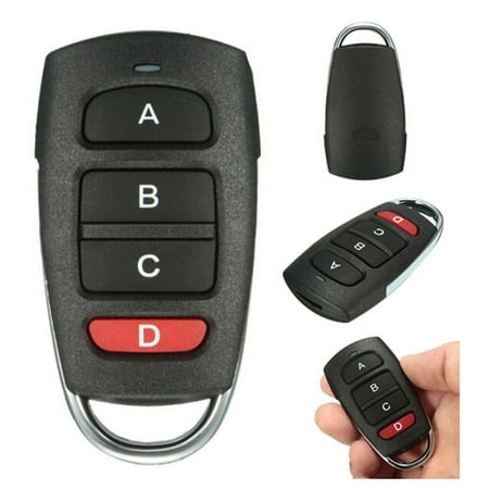 - 3 Pack 4 Buttons 1527 Remote Control Duplicator Cloning Gate for Garage Door Opener Learning Copying Transmitter Key Fob