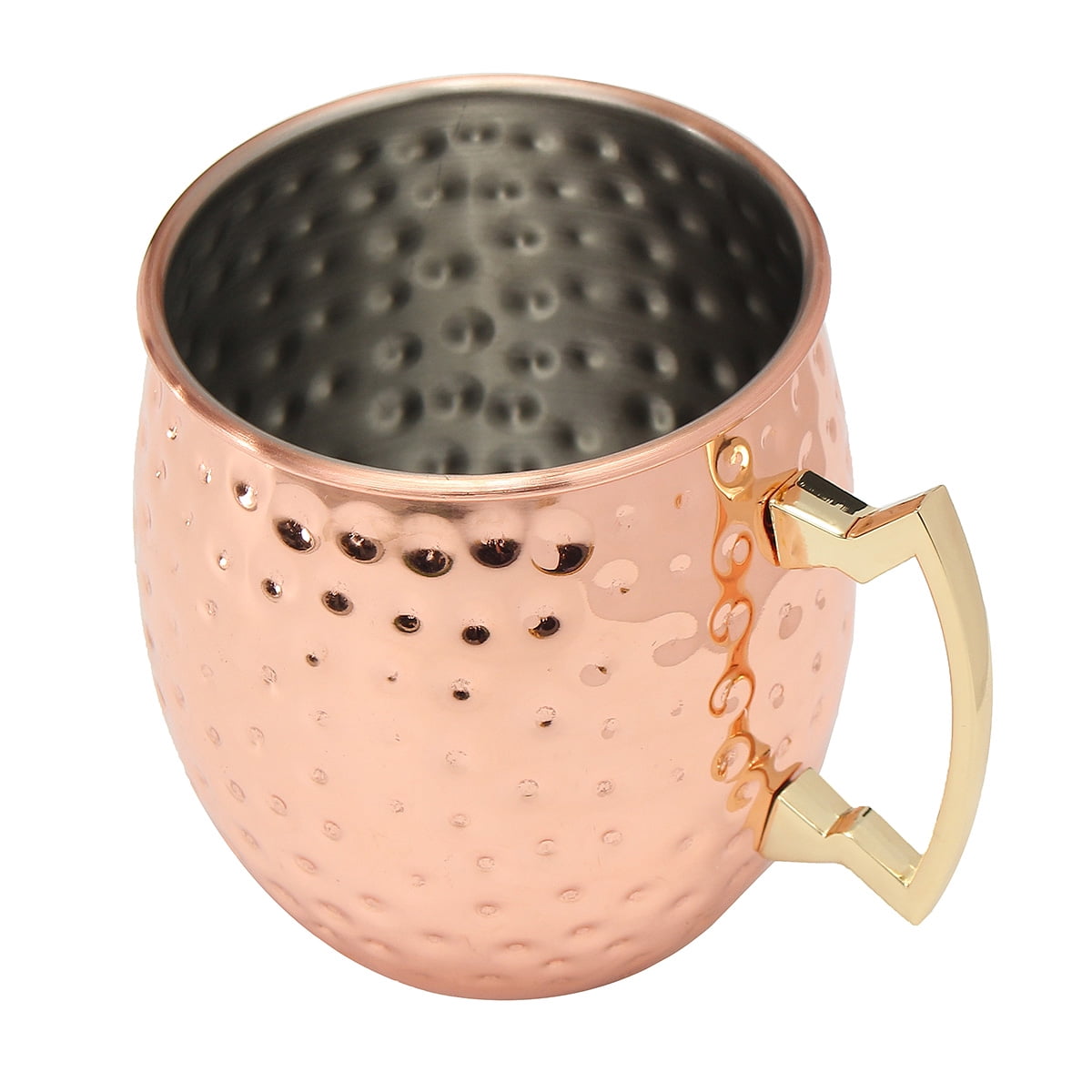 Moscow Mule Mug 530ml 18oz Stainless Steel Copper Plated Drinking