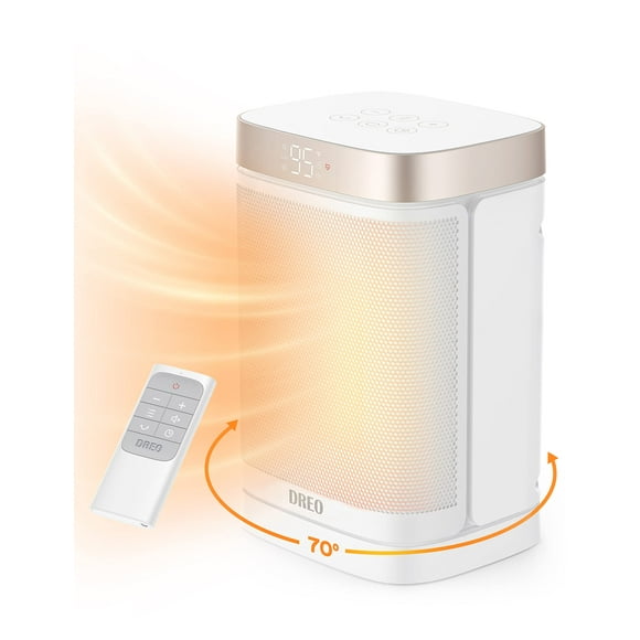Calentador Space Heater Dreo Atom One de cerámica PTC de 1500 W con mando a distancia
