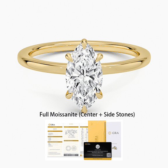 Moissanite Engagement Rings for Women D Color VVS1 Clarity 925 Sterling Silver Marquise Cut Hidden Halo Moissanite Wedding Promise Band Rings Size 4-10