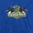 thumbnail image 2 of Rick and Morty Pickle Rick Unisex Adult Pull-Over Hoodie, Royal, X-Large, 2 of 5