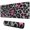Gray and Pink, variant on Long Mouse Pads for Desk,Gray and Pink Of Leopard Print Desk Mats on Top Of Desks, Desk Mouse Pad Extra Large with 3mm Non-Slip Base and Stitched Edge for Gaming,Office,Work,Home 31.5"x11.8"