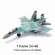 thumbnail image 1 of Bloques de construcción de modelo militar, juguete DIY F35 Tomcat J-20 Stealth Su35s, combate multiusos T90, tanque de batalla principal, regalo de cumpleaños para niño,Su-35s, 1 of 8