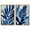 Gold Frame, variant on Glamorous Blue Botanical Set Canvas Floral Decor by Art Remedy, Gallery Wrapped, 10 x 15