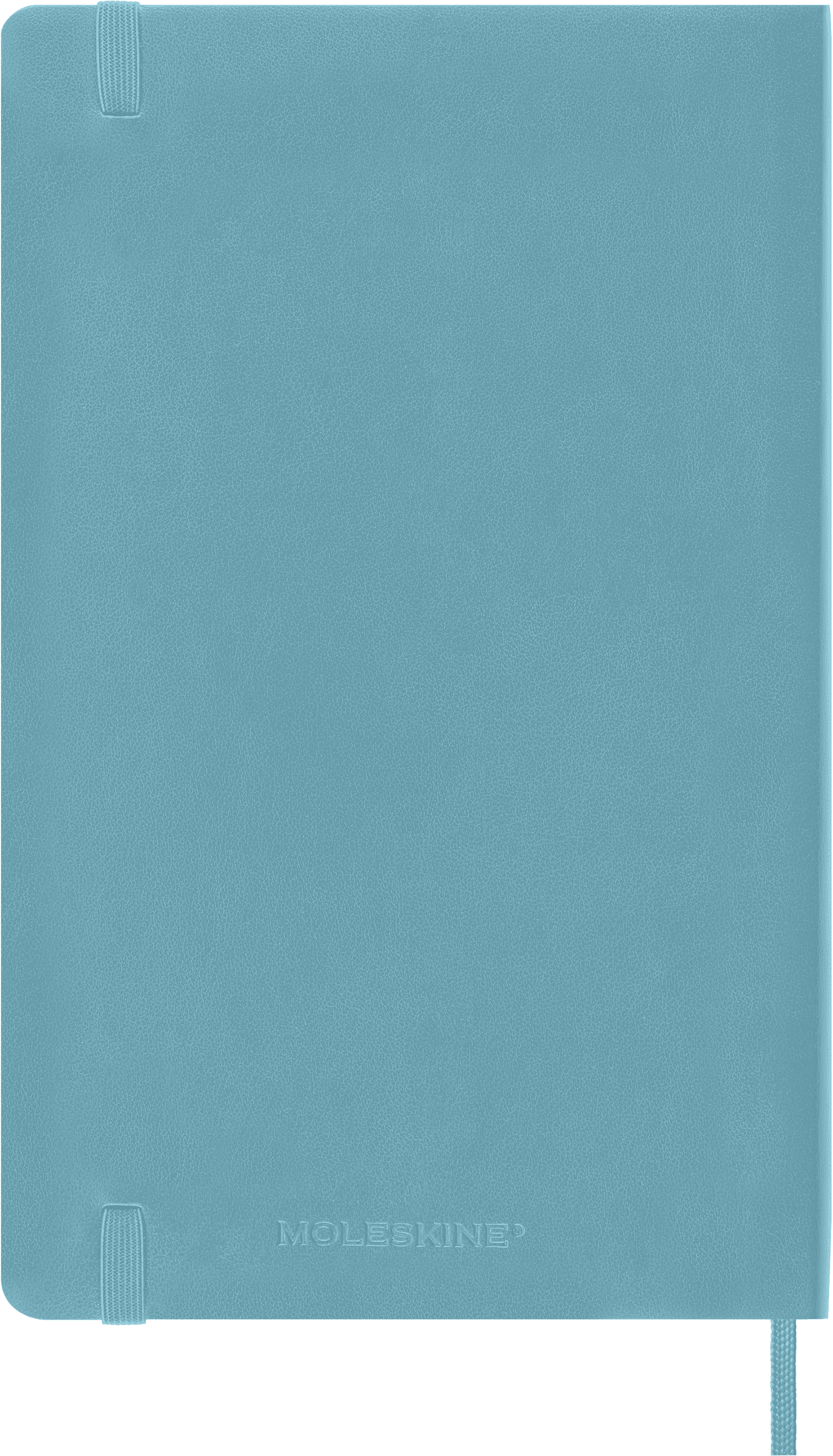 Moleskine Classic Notebook, Soft Cover, Large (5" x 8.25"), Ruled, Blue Reef