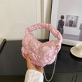 thumbnail image 4 of Hobo Bag Cloud Quilted Women Messenger Bag Phone Purse Bolso suave Satchel Bags, 4 of 9