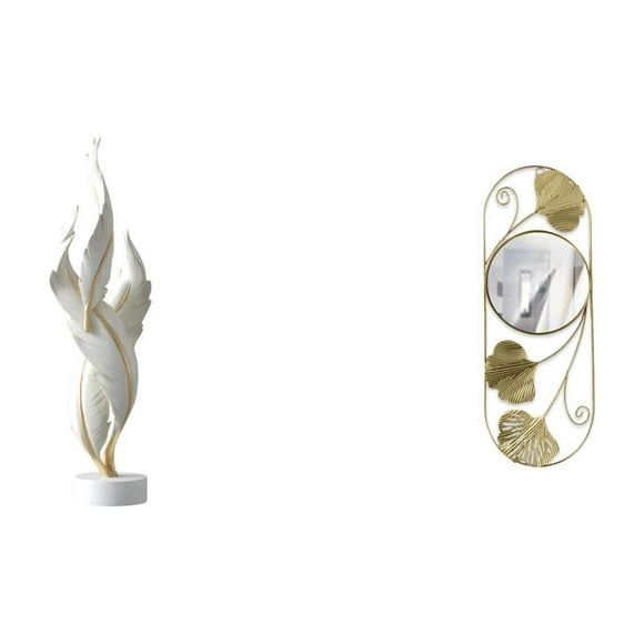 Espejo De Pared Para Sala De Estar, Pasillo, Entrada, Pasillo, Estatua Moderna, Colección De Resina, Artesanías, Adorno De Escritorio, Figura Decorativa