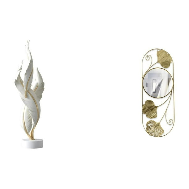 Espejo De Pared Para Sala De Estar, Pasillo, Entrada, Pasillo, Estatua Moderna, Colección De Resina, Artesanías, Adorno De Escritorio, Figura Decorativa