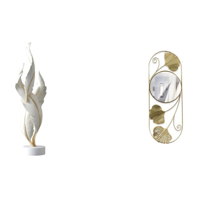 Espejo De Pared Para Sala De Estar, Pasillo, Entrada, Pasillo, Estatua Moderna, Colección De Resina, Artesanías, Adorno De Escritorio, Figura Decorativa
