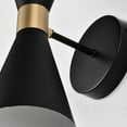 thumbnail image 2 of Warehouse of Tiffany MB119-1MB 5 in. Smithy 1-Light Indoor Wall Sconce with Light Kit, Matte Black, 2 of 4