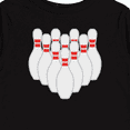 thumbnail image 4 of Inktastic Ten Pins for Bowling Boys or Girls Long Sleeve Toddler T-Shirt, 4 of 5
