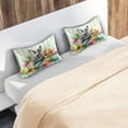 thumbnail image 6 of Satin Pillowcase Home Luxury Envelope Pillowcases Soft And Smooth Bunny with Tulips & Abstract Colorful Eggs, 6 of 6