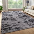 thumbnail image 2 of HOMERRY 9 x 12 Fluffy Area Rug for Bedroom, Fuzzy Shag Area Rug for Living Room Non-Skid Plush Large Rug Shaggy Decorative Accent Rug for Indoor Home Floor Carpet, Dark Gray, 2 of 7