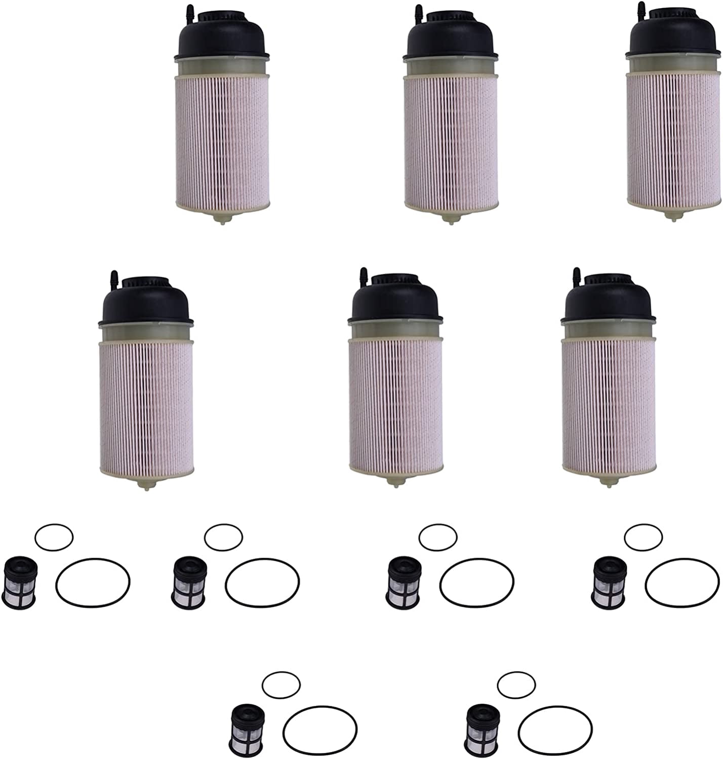 PF9908 Fuel Filter & LF17511 Oil Filter Kit - Compatible With Detroit Diesel ISX, DD13, DD15, DD16 Engines