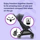 thumbnail image 5 of Bugaboo Butterfly - Cochecito ultracompacto plegable en 1 segundo - Ligero y compacto - Ideal para viajar - Azul tormenta, 5 of 5