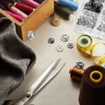 thumbnail image 2 of 1 Box of Sewing Buttons Sewing Snap Fasteners Metal Press Buttons Sewing Craft Buttons, 2 of 8