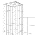 thumbnail image 3 of vidaXL U-shape Gabion Basket with 8 Posts Iron 860x20x150 cm, 3 of 4