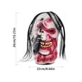 thumbnail image 2 of Popular!Máscara de bola de maquillaje, máscara de terror, accesorios de broma de demonios zombis, casco de látex, 2 of 4