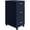 Navy, variant on Pemberly Row Modern 3-Drawers Vertical Navy Metal Filing Cabinet Pre-assembled