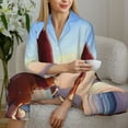 thumbnail image 6 of Johaoi Bluey for Women's Pajama Sets Long Sleeve Button Down Sleepwear Nightwear Soft Pjs Lounge Sets-Large, 6 of 7