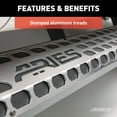 thumbnail image 3 of ARIES 2055185 Paintable 85-Inch Raw Aluminum AdvantEDGE Running Board Step Pad Fits select: 2015-2017 FORD F150, 2015 CHEVROLET SILVERADO, 3 of 4