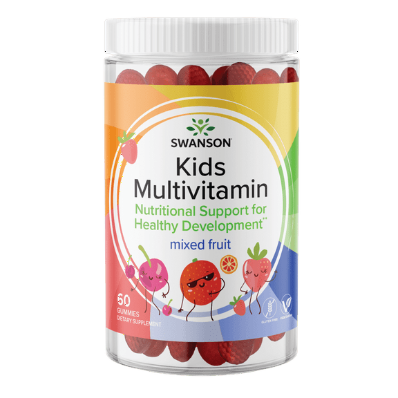 Swanson Kids Multivitamin Gummies - Mixed Fruit 60 Gummies