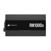 CORSAIR RMx Series RM1000x ATX Power Supply - Fully Modular - ATX 3.1 - PCIe 5.1 - Cybenetics Gold - Low-Noise - Japanese Capacitors - 1000 Watts