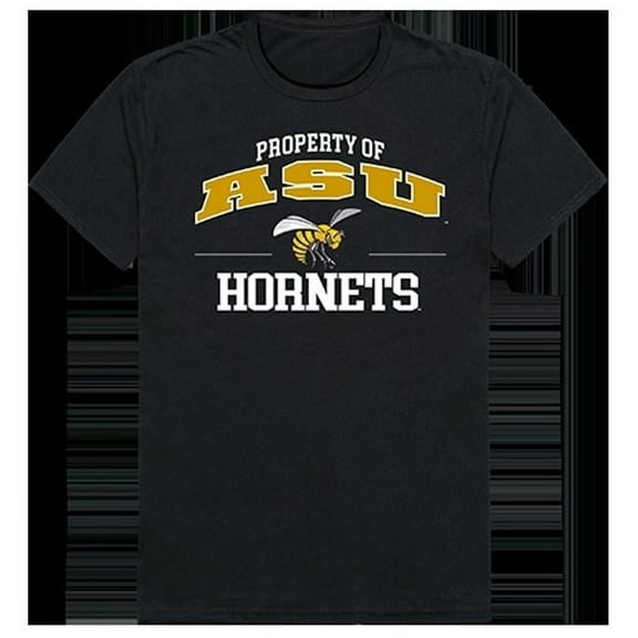 W Republic Apparel 517-102-E27-01 Alabama State University Property Tee Shirt, Black - Small