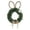 A, variant on 16.93Inch Easter Bunny Wreath with Burlap Bow & Boxwood Greenery, Rabbit Ear Front Door Hanging Decoration, Spring Farmhouse Easter Decor for Home Wall Window